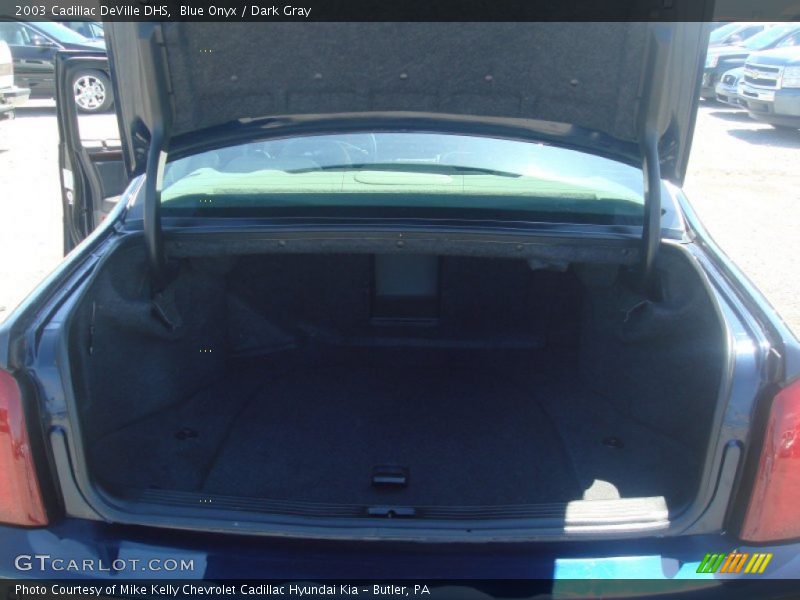 Blue Onyx / Dark Gray 2003 Cadillac DeVille DHS