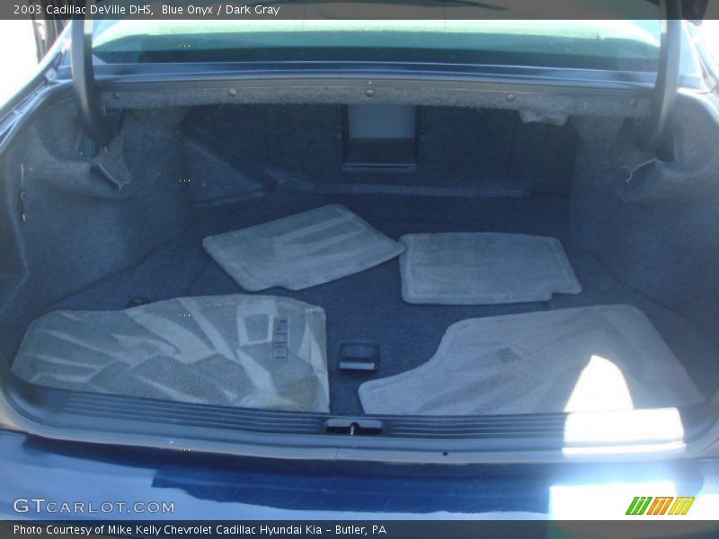 Blue Onyx / Dark Gray 2003 Cadillac DeVille DHS