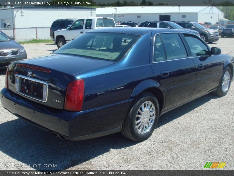 Blue Onyx / Dark Gray 2003 Cadillac DeVille DHS