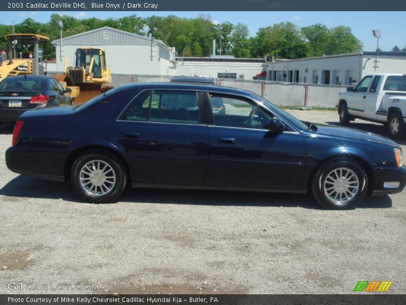 Blue Onyx / Dark Gray 2003 Cadillac DeVille DHS