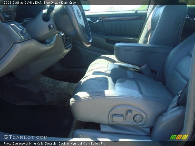 Blue Onyx / Dark Gray 2003 Cadillac DeVille DHS