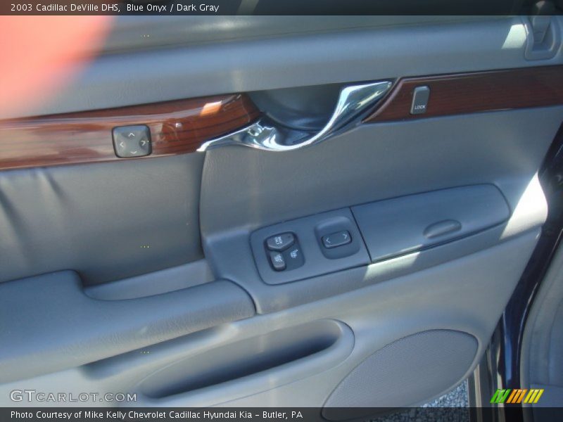 Blue Onyx / Dark Gray 2003 Cadillac DeVille DHS