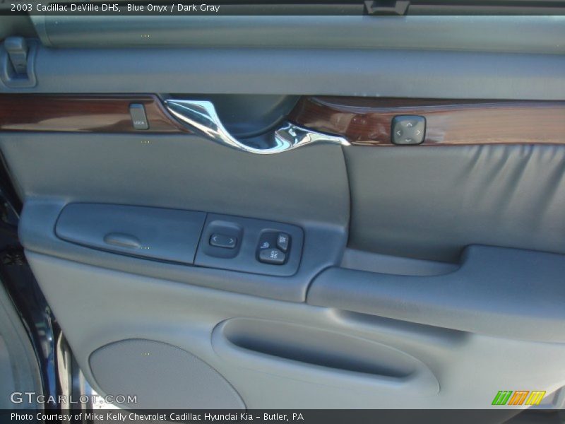 Blue Onyx / Dark Gray 2003 Cadillac DeVille DHS