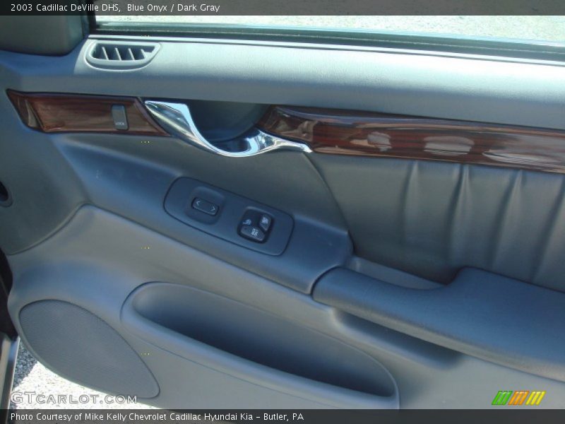 Blue Onyx / Dark Gray 2003 Cadillac DeVille DHS
