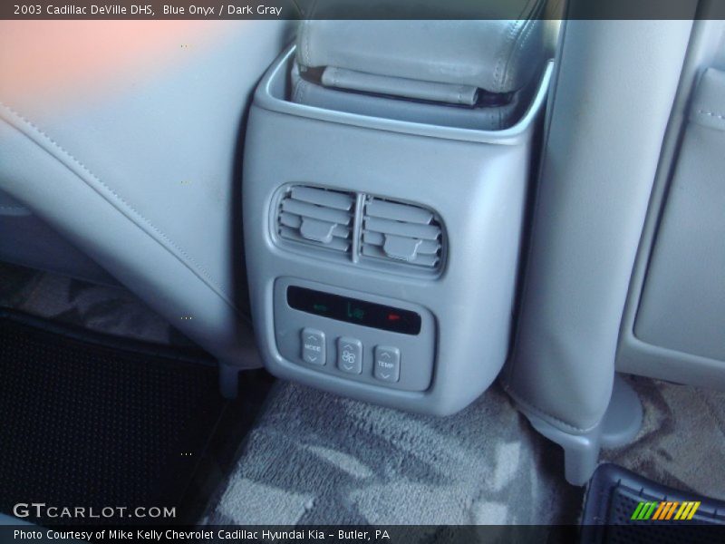 Blue Onyx / Dark Gray 2003 Cadillac DeVille DHS