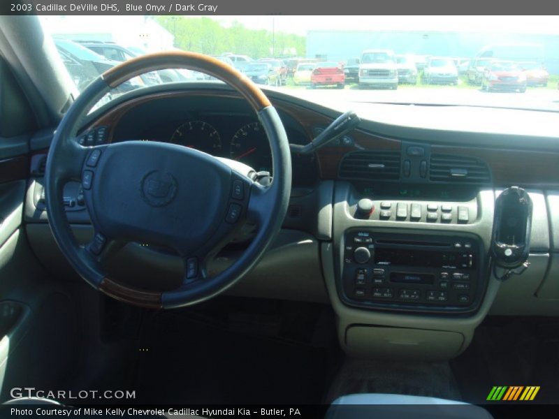 Blue Onyx / Dark Gray 2003 Cadillac DeVille DHS