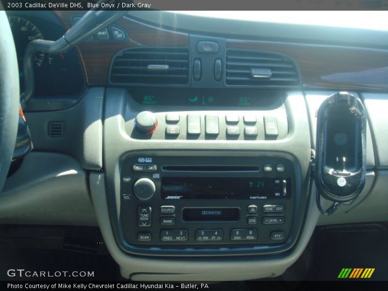 Blue Onyx / Dark Gray 2003 Cadillac DeVille DHS