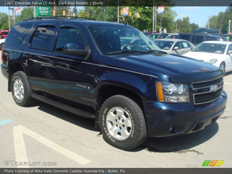 Dark Blue Metallic / Ebony 2007 Chevrolet Tahoe LT 4x4