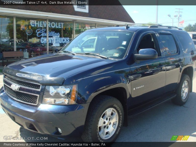 Dark Blue Metallic / Ebony 2007 Chevrolet Tahoe LT 4x4