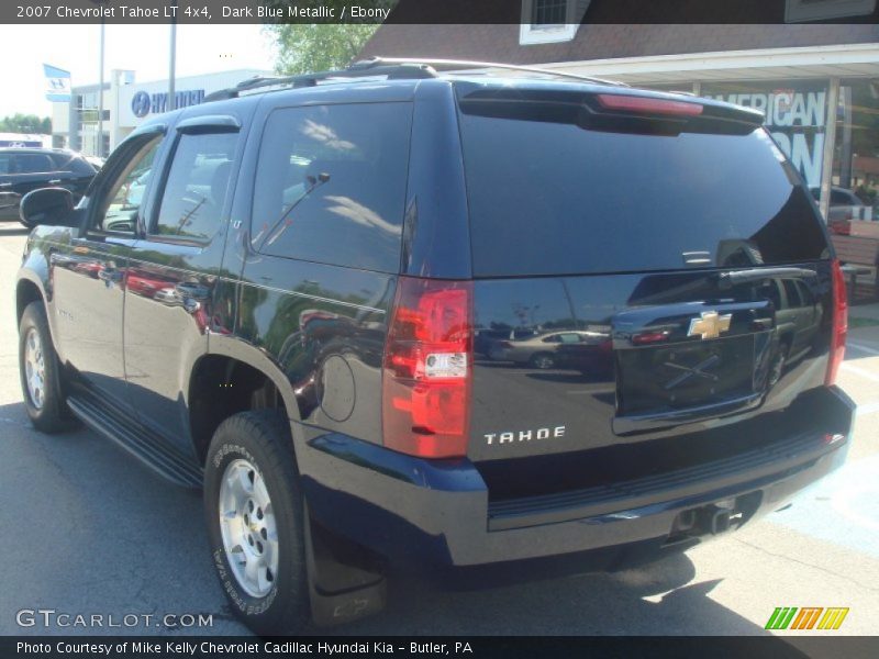 Dark Blue Metallic / Ebony 2007 Chevrolet Tahoe LT 4x4