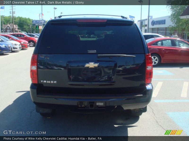 Dark Blue Metallic / Ebony 2007 Chevrolet Tahoe LT 4x4