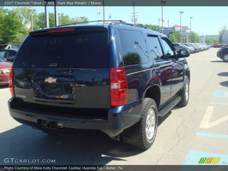 Dark Blue Metallic / Ebony 2007 Chevrolet Tahoe LT 4x4