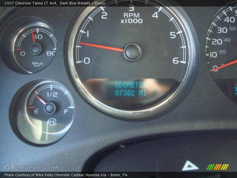 Dark Blue Metallic / Ebony 2007 Chevrolet Tahoe LT 4x4