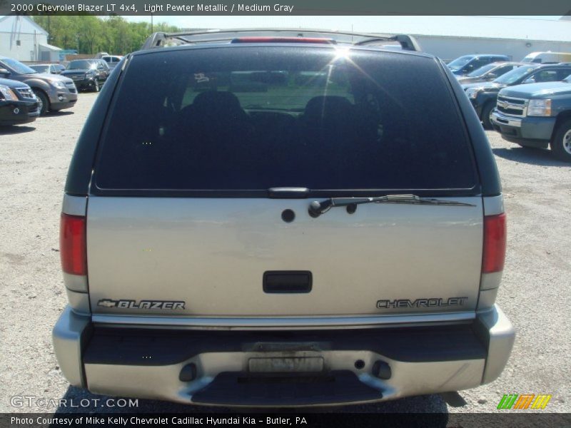 Light Pewter Metallic / Medium Gray 2000 Chevrolet Blazer LT 4x4
