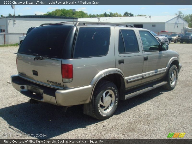 Light Pewter Metallic / Medium Gray 2000 Chevrolet Blazer LT 4x4