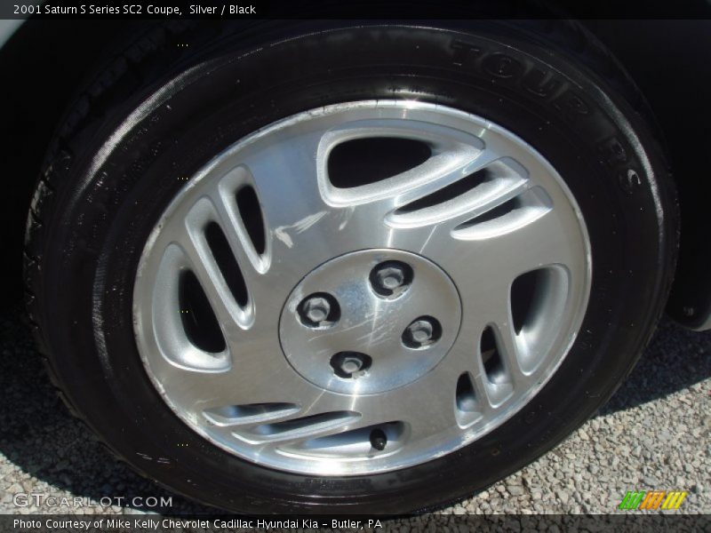 Silver / Black 2001 Saturn S Series SC2 Coupe