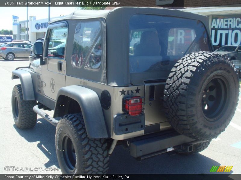 Light Khaki Metallic / Dark Slate Gray 2006 Jeep Wrangler X 4x4