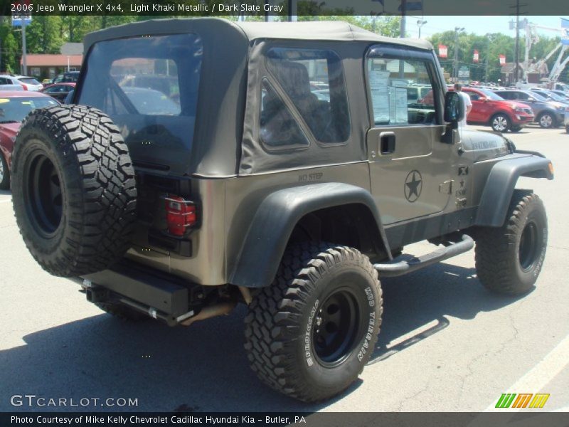 Light Khaki Metallic / Dark Slate Gray 2006 Jeep Wrangler X 4x4