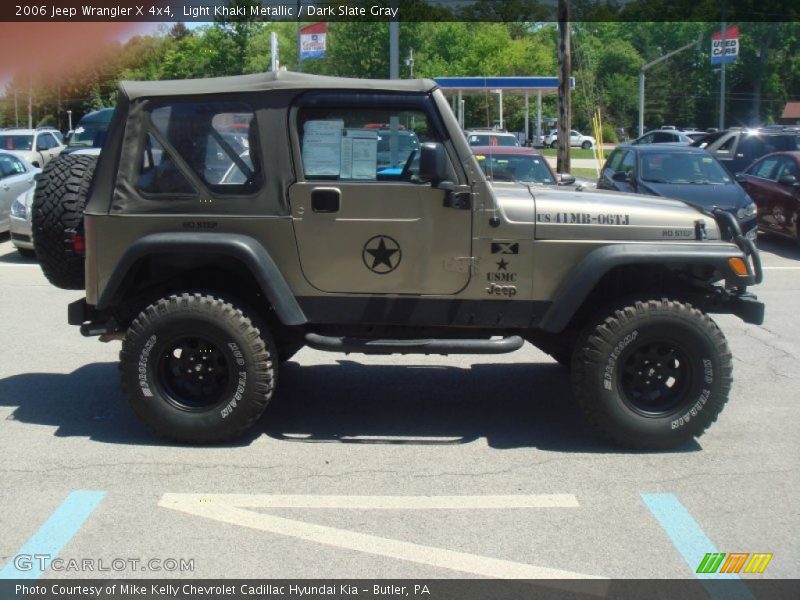 Light Khaki Metallic / Dark Slate Gray 2006 Jeep Wrangler X 4x4