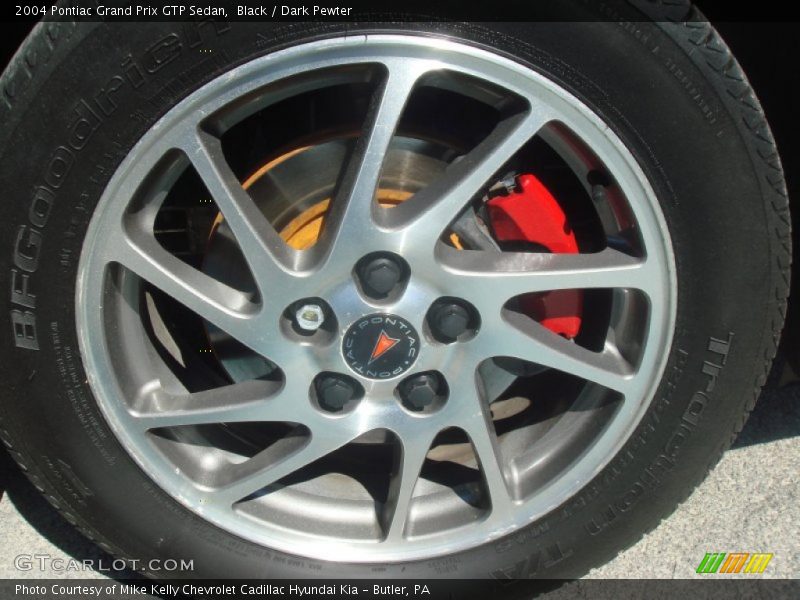 Black / Dark Pewter 2004 Pontiac Grand Prix GTP Sedan