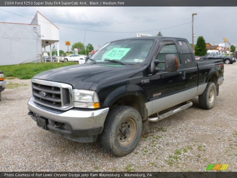 Black / Medium Flint 2004 Ford F250 Super Duty FX4 SuperCab 4x4