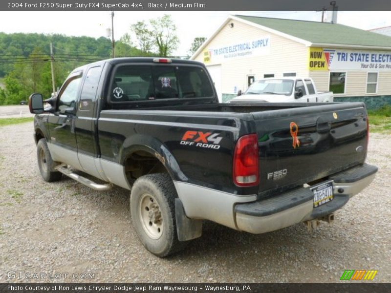 Black / Medium Flint 2004 Ford F250 Super Duty FX4 SuperCab 4x4