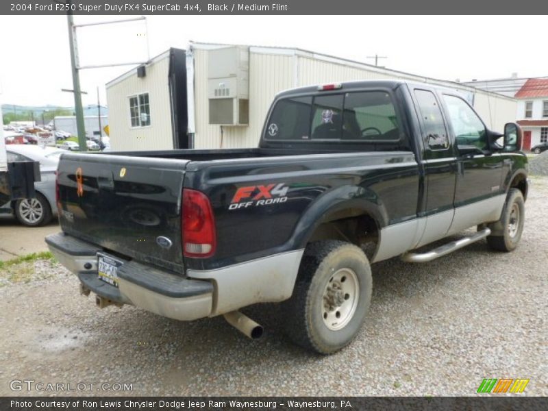 Black / Medium Flint 2004 Ford F250 Super Duty FX4 SuperCab 4x4