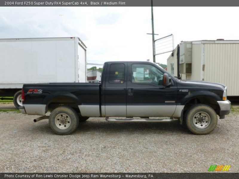 Black / Medium Flint 2004 Ford F250 Super Duty FX4 SuperCab 4x4