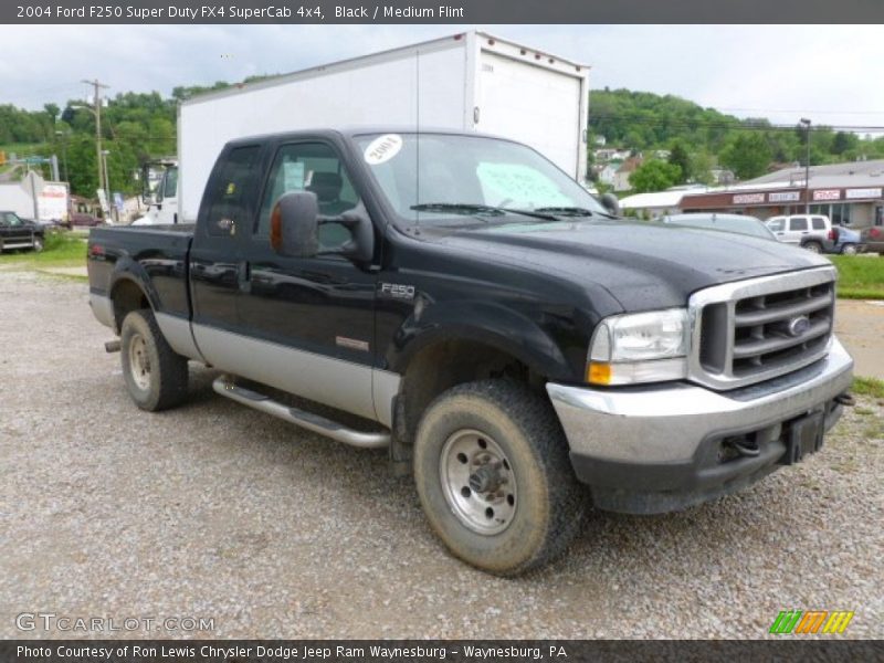Black / Medium Flint 2004 Ford F250 Super Duty FX4 SuperCab 4x4