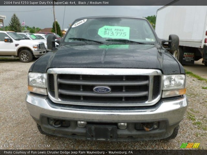 Black / Medium Flint 2004 Ford F250 Super Duty FX4 SuperCab 4x4