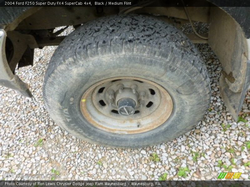 Black / Medium Flint 2004 Ford F250 Super Duty FX4 SuperCab 4x4