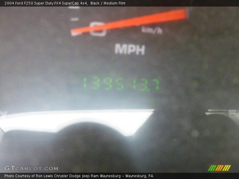 Black / Medium Flint 2004 Ford F250 Super Duty FX4 SuperCab 4x4