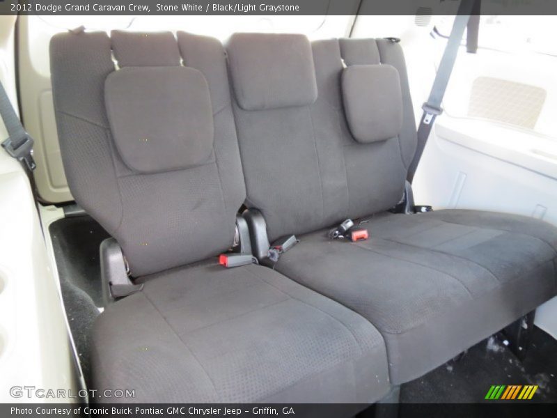 Stone White / Black/Light Graystone 2012 Dodge Grand Caravan Crew