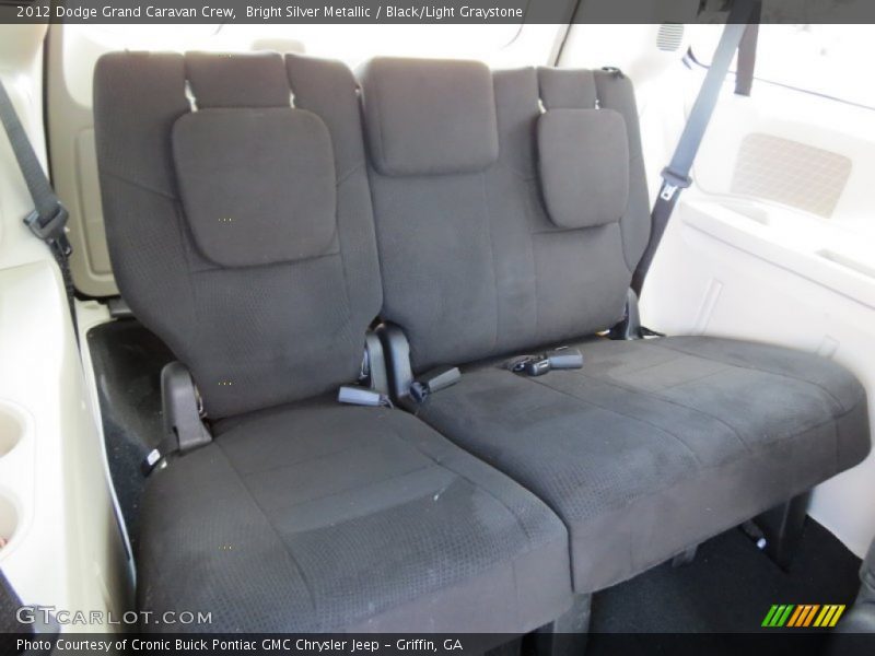 Bright Silver Metallic / Black/Light Graystone 2012 Dodge Grand Caravan Crew