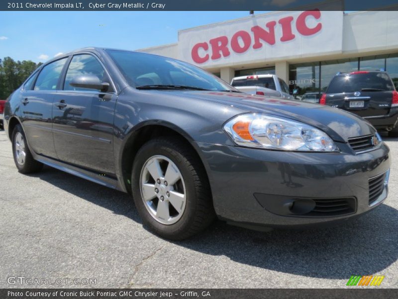 Cyber Gray Metallic / Gray 2011 Chevrolet Impala LT