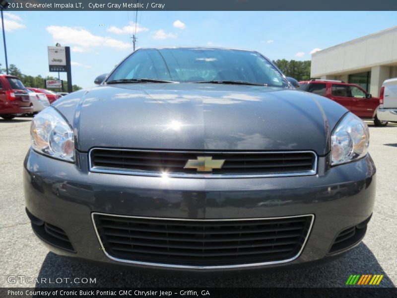 Cyber Gray Metallic / Gray 2011 Chevrolet Impala LT
