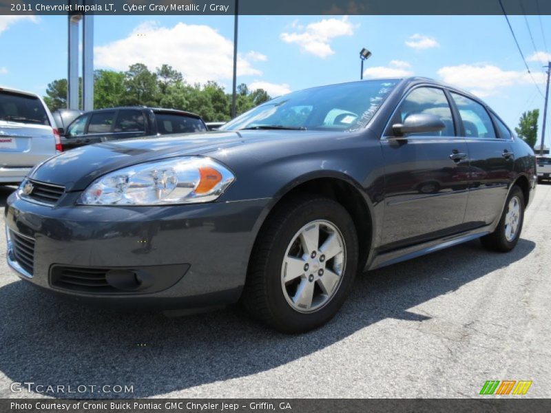 Cyber Gray Metallic / Gray 2011 Chevrolet Impala LT
