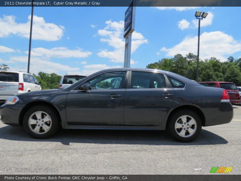 Cyber Gray Metallic / Gray 2011 Chevrolet Impala LT