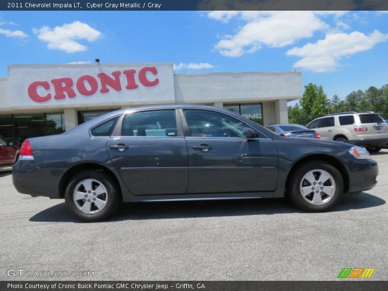 Cyber Gray Metallic / Gray 2011 Chevrolet Impala LT