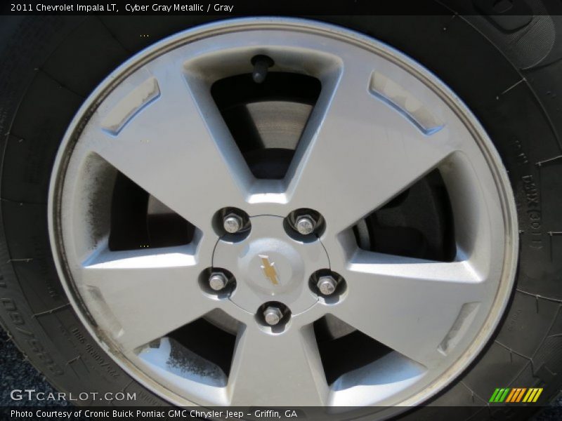 Cyber Gray Metallic / Gray 2011 Chevrolet Impala LT