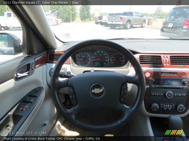 Cyber Gray Metallic / Gray 2011 Chevrolet Impala LT
