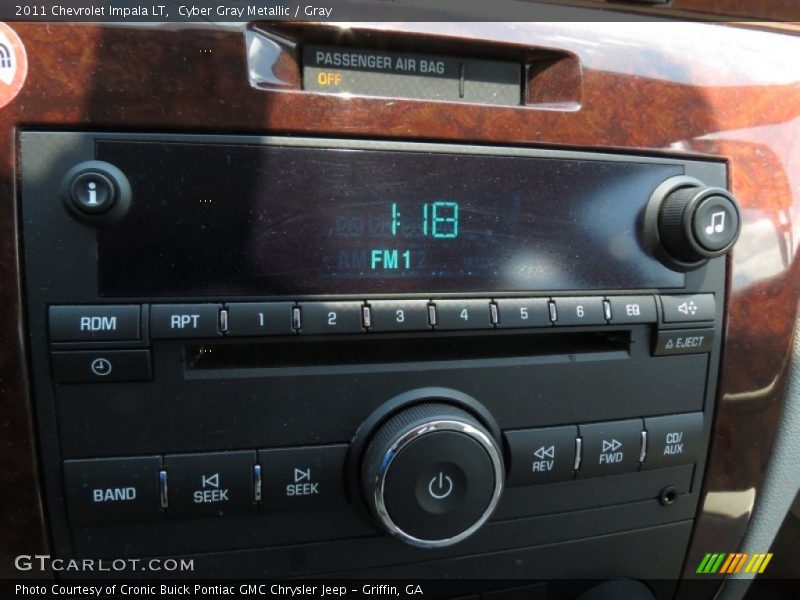 Cyber Gray Metallic / Gray 2011 Chevrolet Impala LT