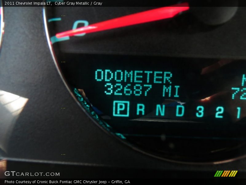 Cyber Gray Metallic / Gray 2011 Chevrolet Impala LT
