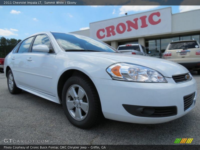 Summit White / Ebony 2011 Chevrolet Impala LT