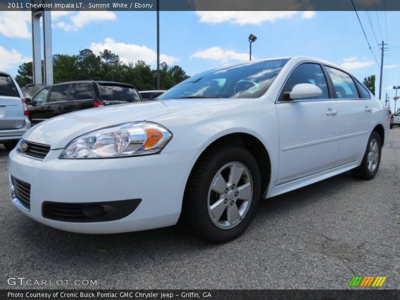 Summit White / Ebony 2011 Chevrolet Impala LT