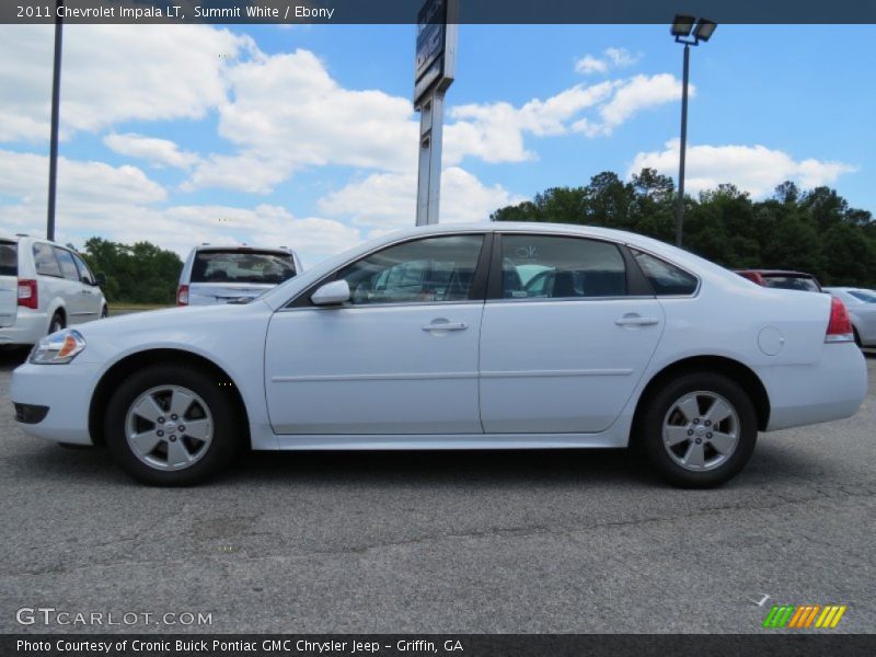 Summit White / Ebony 2011 Chevrolet Impala LT