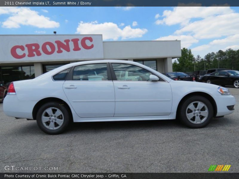 Summit White / Ebony 2011 Chevrolet Impala LT