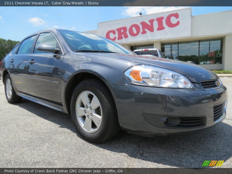 Cyber Gray Metallic / Ebony 2011 Chevrolet Impala LT