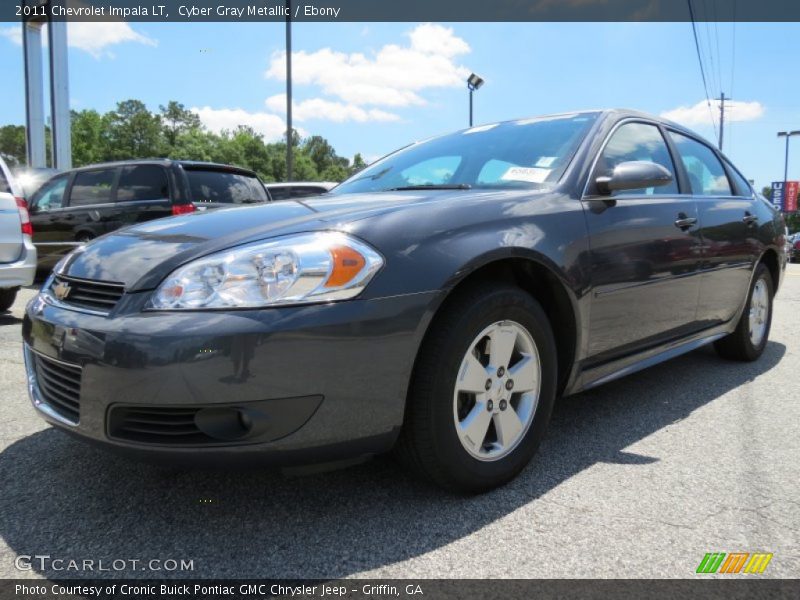 Cyber Gray Metallic / Ebony 2011 Chevrolet Impala LT