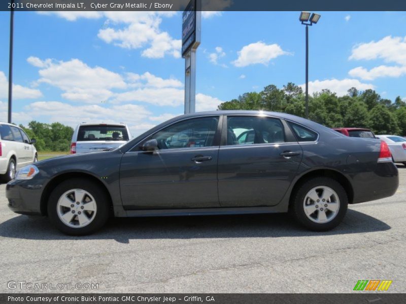 Cyber Gray Metallic / Ebony 2011 Chevrolet Impala LT